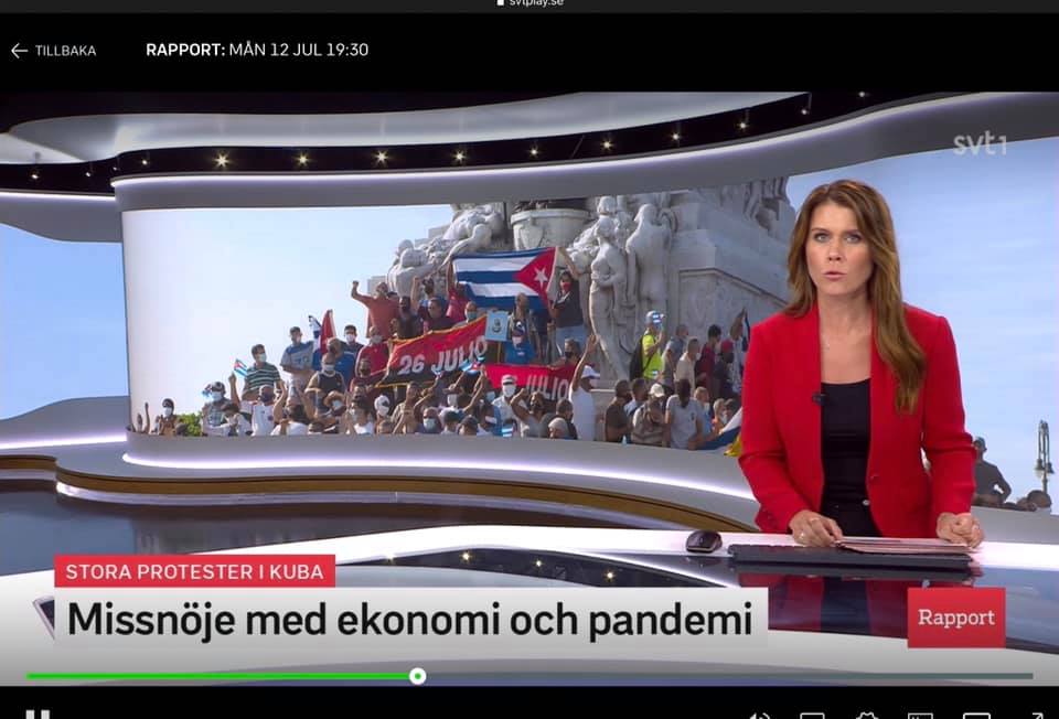 SVT spred fake news om Kubaprotester – anmäls till Granskningsnämnden
