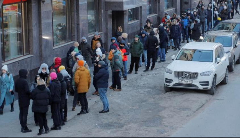 Ansträngt läge för den ryska civilbefolkningen