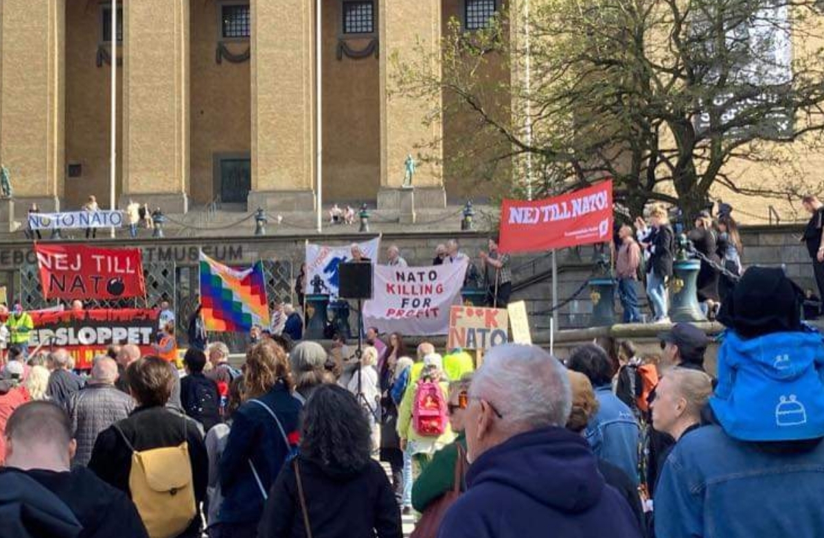 Stora Natoprotester i Göteborg