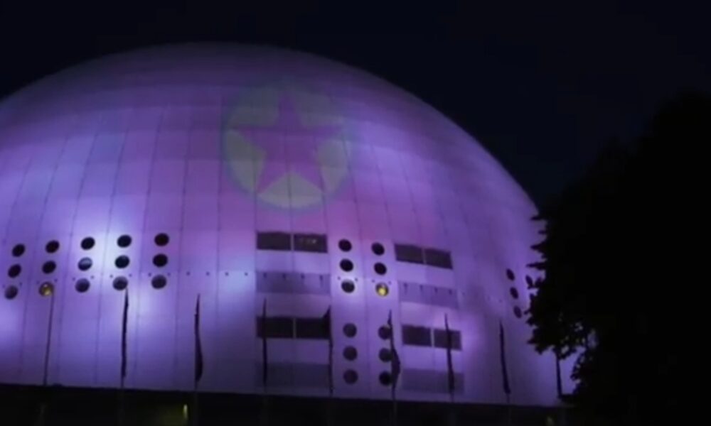 Aktivisterna: ”Därför projicerade vi PKK på Globen”