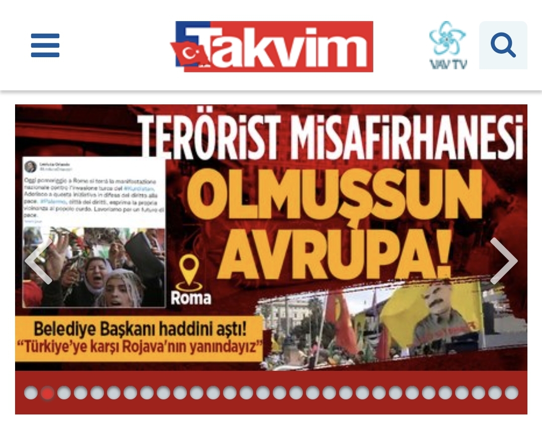 Svenska liberaler pekas ut som PKK-sympatisörer i turkisk media