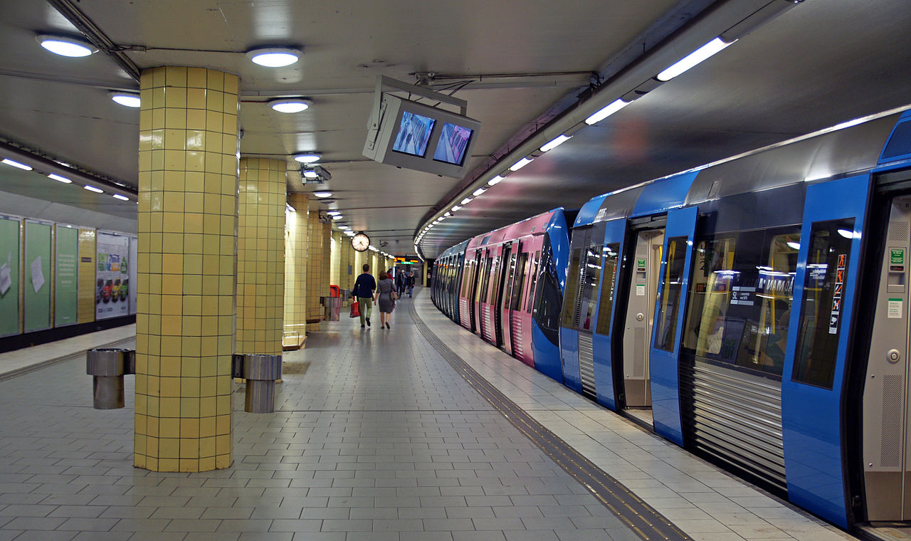 Här går ordningsvakterna till attack i tunnelbanan