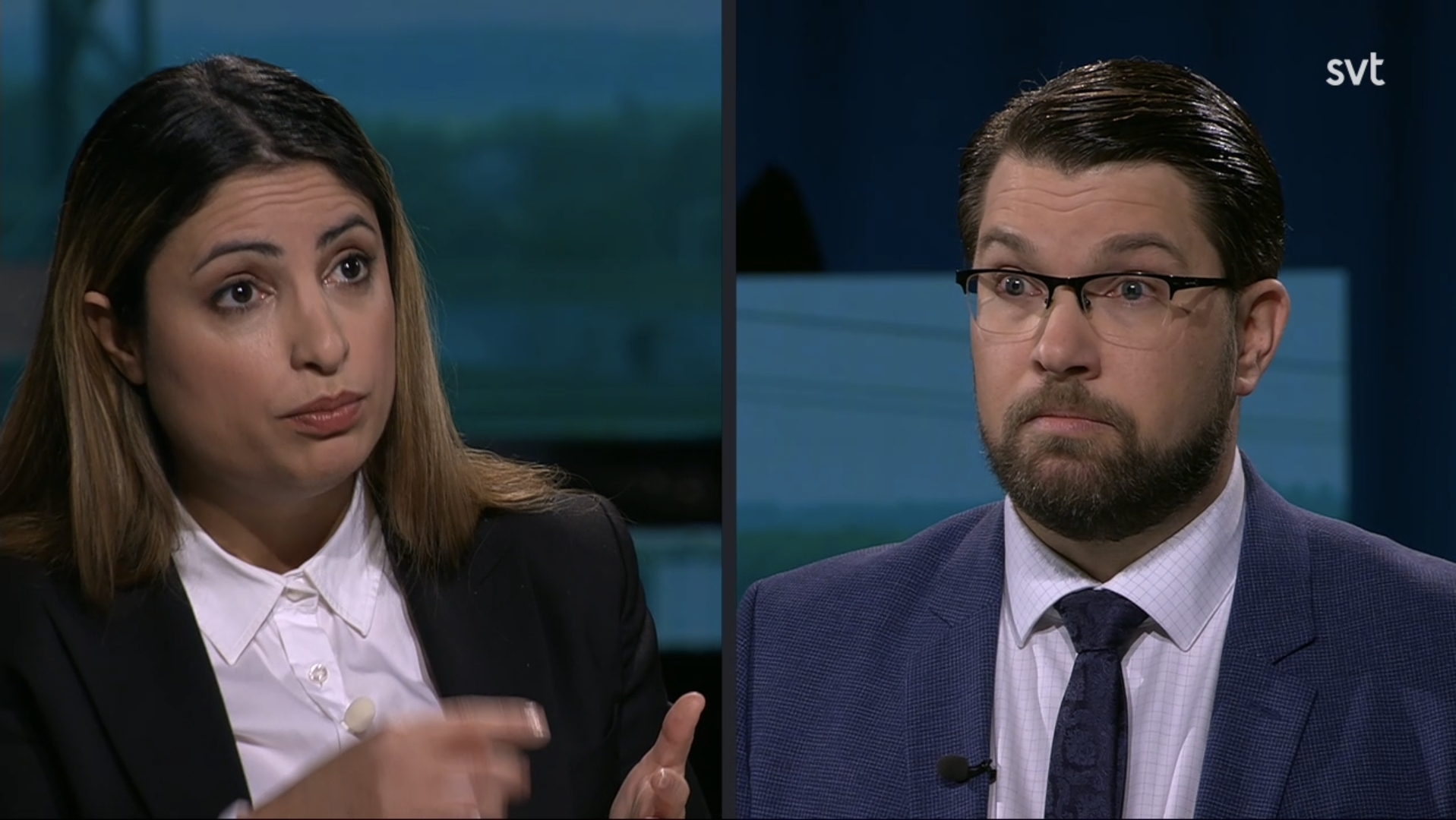 Jimmie Åkesson svarslös efter Nooshis välfärdssmäll
