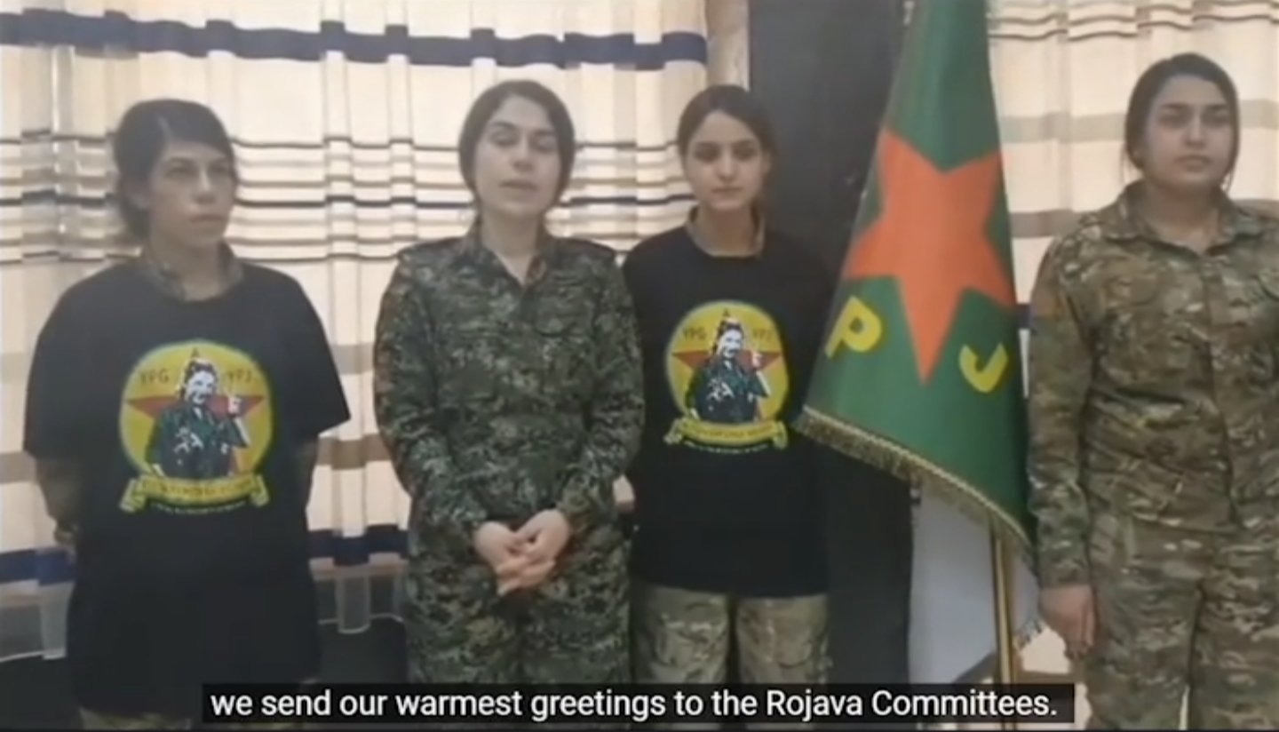 Här hyllar YPJ-gerillan svenska aktivister