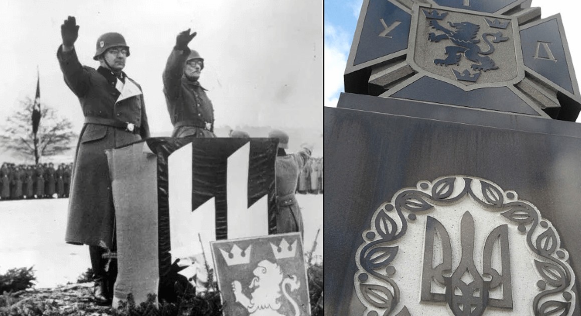 Kyrkogård tar bort ukrainskt nazistmonument